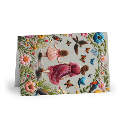 Garden Themed Mother's Day Greeting Cards (1 or 10-pcs)