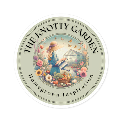 The Knotty Garden Round Stickers, Indoor\Outdoor