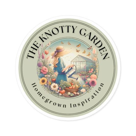 The Knotty Garden Round Stickers, Indoor\Outdoor